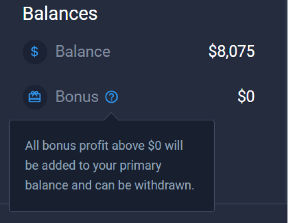 Can I withdraw money from the real balance?
            